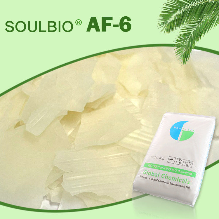 AEEA-vrije verzachtervlokken SOULBIO AF-6 met uitstekende gladde zachte volle en delicate handgevoel aan stoffen