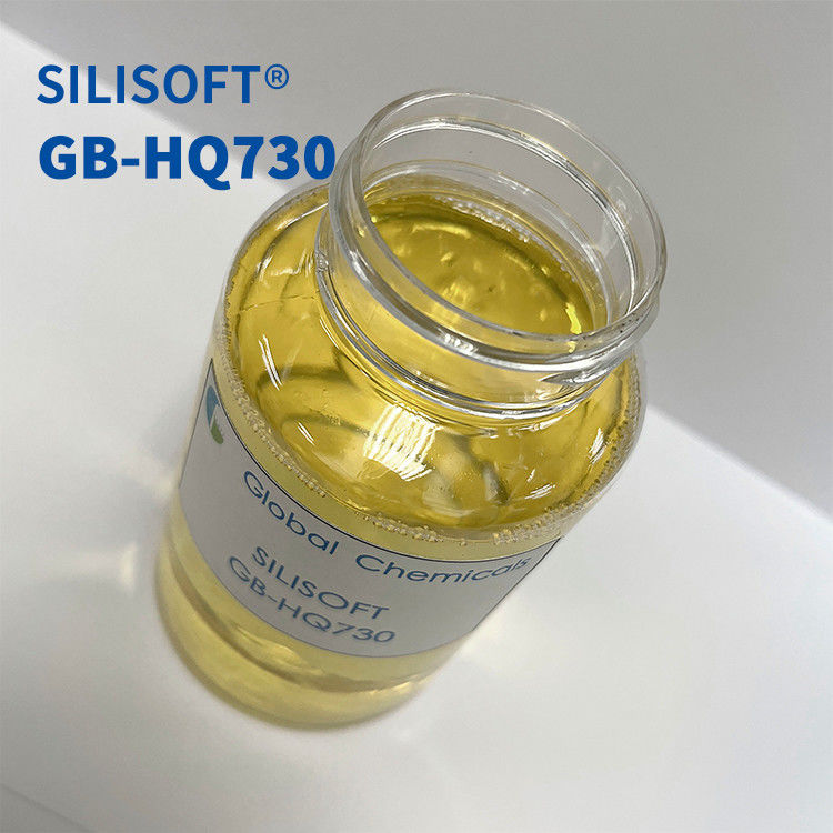 Silky Silicone SILISOFT GB-HQ730 gebruikt voor de gladde en zachte afwerking van natuurlijke vezels, synthetische vezels en hun mengsels