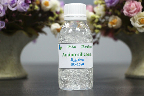 Op maat gemaakte amino silicone olie SO -1680 voor wol, polyester met antistatisch