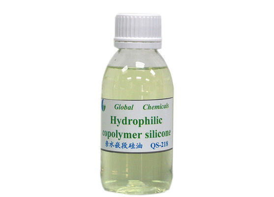 Hydrofiele siliconencopolymer, speciaal bestemd voor het afwerken van pluisstof QS-218