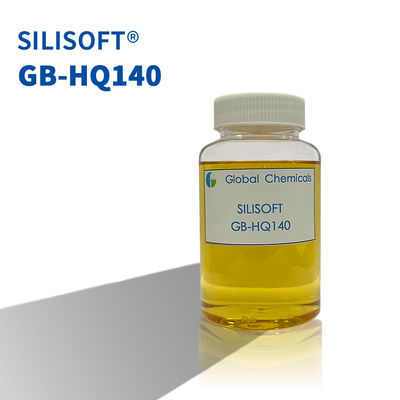 Low Yellowing Hydrophilic Silicone Verzachter voor katoenen stoffen SILISOFT GB-HQ140 Met goede gladheid en binnen zachte handvat