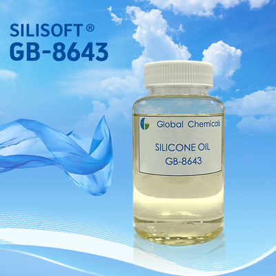 High Stability Hydrophilic Silicone SILISOFT GB-8643 Voor geweven pure katoenen huishoudelijke stoffen, Reactieve gedrukte stoffen, coating gedrukte stoffen, Rayon gedrukte stoffen