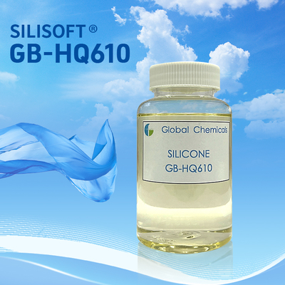 Block Smooth & Soft Silicone SILISOFT GB-HQ610 gebruikt voor katoen gebreide, katoen geweven en hun gemengde stoffen, ook voor lycra stoffen, met uitstekende gladheid en zachte effect