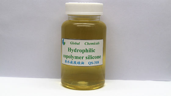 Lichte gele transparante organische siliconenblokcopolymerolie QS-318