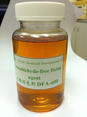 Vlekkeloos geel, formaldehydevrij, fixerend middel Cationische vloeibare polyaminepolymer