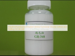 Polydimethylsiloxaan Emulsie Amino Functionele Silicone Verzachter en Fluffende Olie GB-348